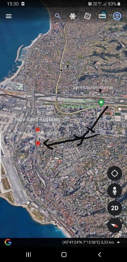 Appartements Renove 2023 Proche Aeroport 5Min, Gare Sncf 2 Min, Tramway Au Pied De L'Immeuble , Parking Possible, Renovated Apartments 2023 Near The Airport 5 Min, Train Station 2 Min, Tram Next To The Building 1 Min, Parking Possible Nice Dış mekan fotoğraf