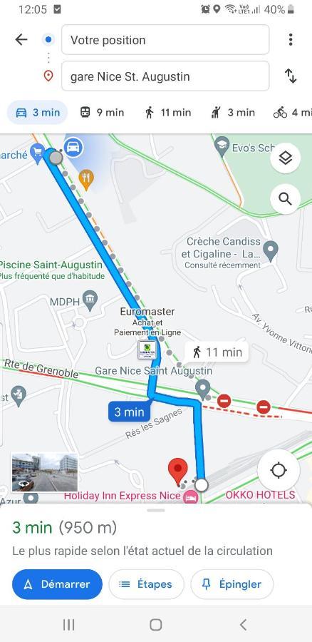 Appartements Renove 2023 Proche Aeroport 5Min, Gare Sncf 2 Min, Tramway Au Pied De L'Immeuble , Parking Possible, Renovated Apartments 2023 Near The Airport 5 Min, Train Station 2 Min, Tram Next To The Building 1 Min, Parking Possible Nice Dış mekan fotoğraf